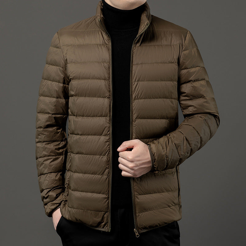 Men's Lightweight Slim-Fit Puffer Jacket for Casual Wear - Tonic