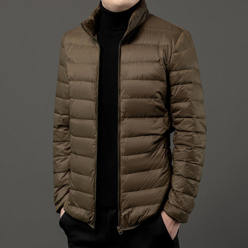 Men's Lightweight Slim-Fit Puffer Jacket for Casual Wear - Tonic