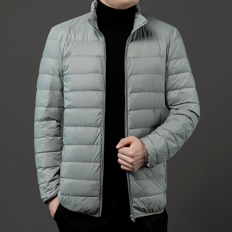 Men's Lightweight Slim-Fit Puffer Jacket for Casual Wear - Tonic