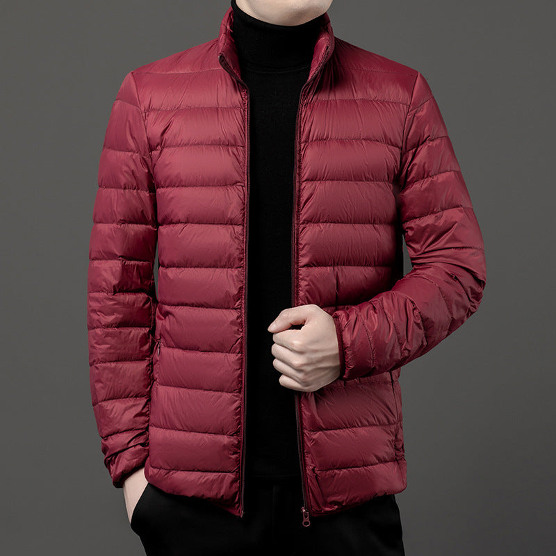 Men's Lightweight Slim-Fit Puffer Jacket for Casual Wear - Tonic