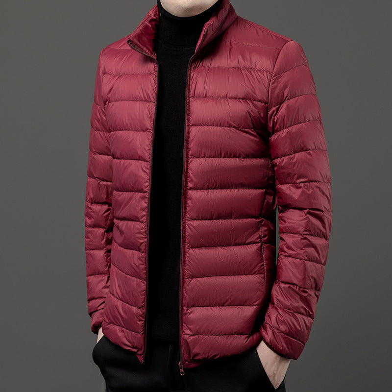 Men's Lightweight Slim-Fit Puffer Jacket for Casual Wear - Tonic