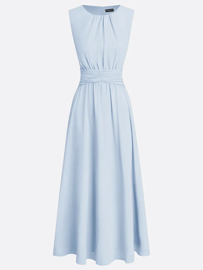 Women's Chiffon Maxi Dress for Summer Weddings - Rina