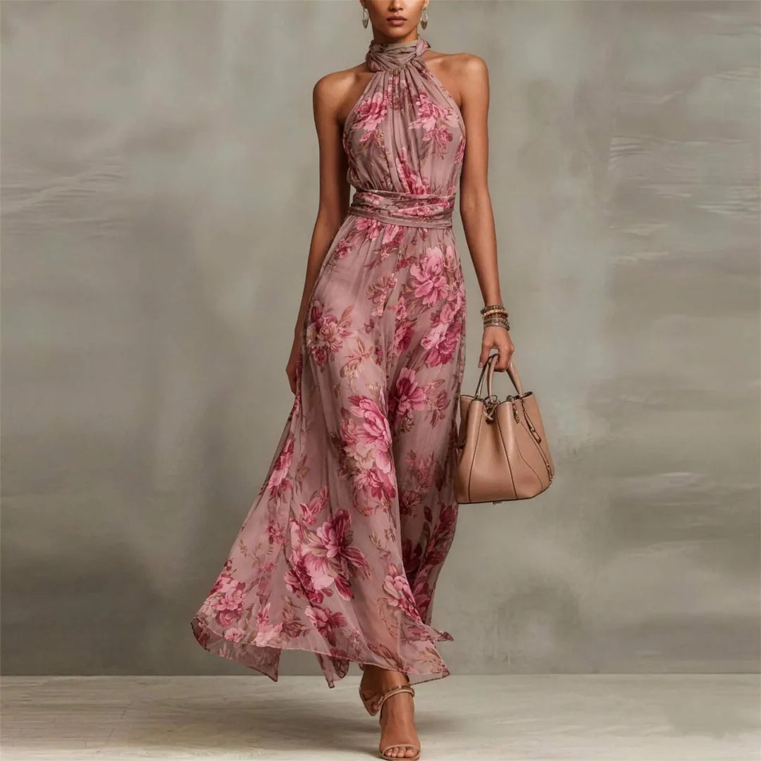 Women's Floral Maxi Summer Dress for Weddings - Grace