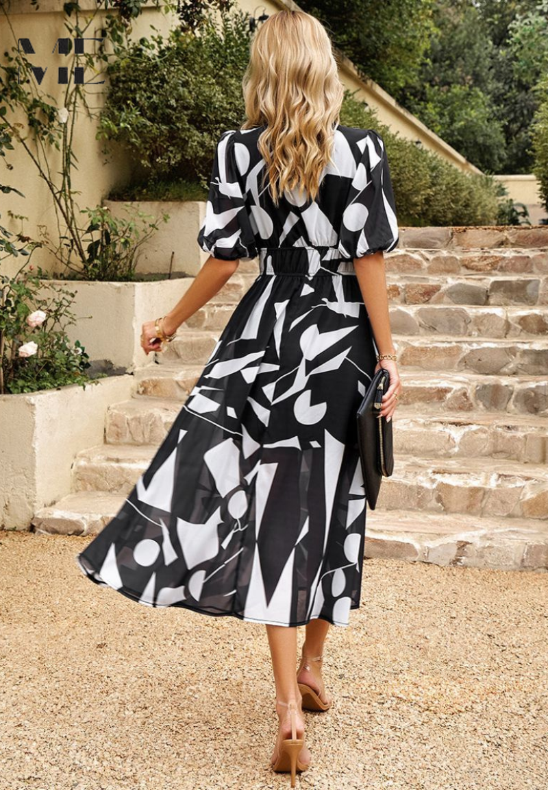 Women's Floral Midi Summer Dress - Roxanne