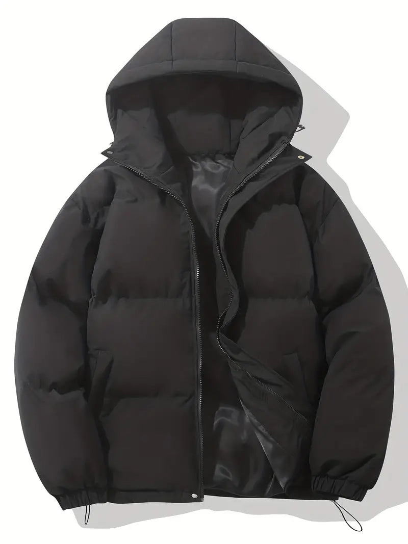 Women's Quilted Hooded Puffer Jacket for Winter - Elara