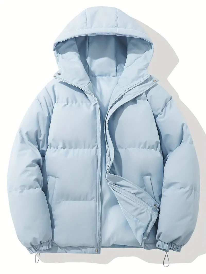 Women's Quilted Hooded Puffer Jacket for Winter - Elara