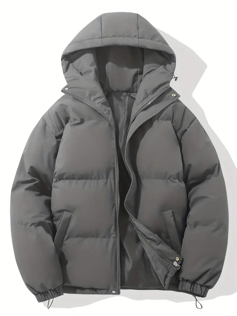 Women's Quilted Hooded Puffer Jacket for Winter - Elara
