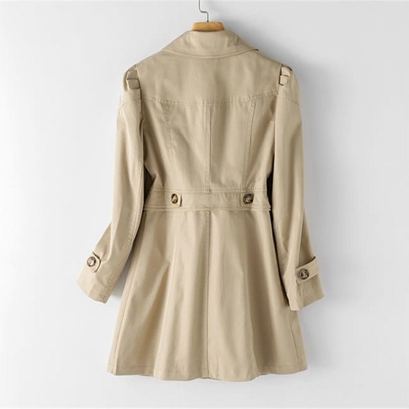Women's Tailored Trench Coat Office Jacket - Kira